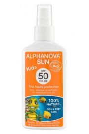 Alphanova Sun Kids, bio spray przeciwsoneczny SPF 50 125 g