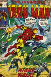 Marvel Iron Man - retro plakat