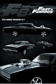 Szybcy i wciekli 8 Dodge Charger - plakat