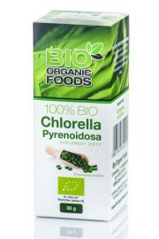 100% BIO Chlorella Pyrenoidosa 30g, 120 pastylek