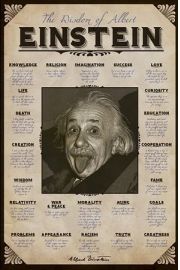 Albert Einstein Cytaty - plakat 61x91,5 cm