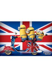 Minionki Wielka Brytania Minionmania - plakat