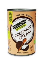 Cocomi Krem kokosowy bez gumy guar bez dodatku cukrw (puszka) 330 ml Bio