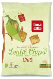 Lima Chipsy z soczewicy z chili 90 g bio