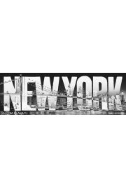 Nowy Jork Typeface - plakat 158x53 cm