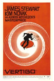 Vertigo Alfred Hitchcock - plakat 68,5x99,5 cm