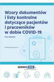 eBook Wzory dokumentw i listy kontrole dotyczce pacjentw i pracownikw w dobie COVID-19 pdf