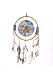 Indiaski apacz snw - Indianin, wilk i gowy zwierzt