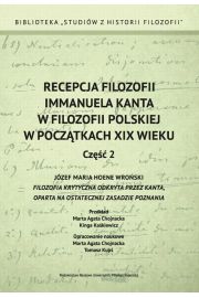 eBook Recepcja filozofii Immanuela Kanta w filozofii polskiej w pocztkach XIX wieku. Cz 2 pdf