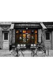Kawiarnia w Paryu - Cafe Bar Du-Bresil - plakat 91,5x61 cm