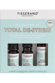 Tisserand Aromatherapy Zestaw produktw eterycznych na odprenie Total De-stress Discovery Kit 2 x 9 ml + 10 ml