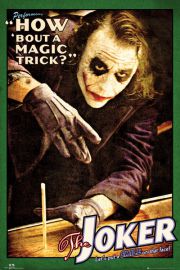 Batman Mroczny Rycerz Joker Magiczna Sztuczka - plakat 61x91,5 cm