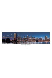 Nowy Jork - Brooklyn Bridge - plakat 158x53 cm