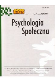 ePrasa Psychologia Spoeczna nr 1(20)/2012