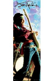 Jimi Hendrix Live - plakat 53x158 cm
