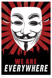 V for Vendetta - Jestemy Wszdzie - plakat