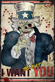 Zombie Wujek Sam - plakat 61x91,5 cm