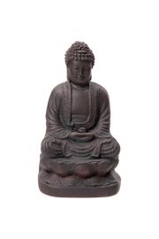 Figura medytujcego Buddy, brzowa