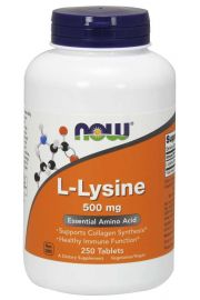 Now Foods L-Lizyna 500 mg suplement diety 250 tab.