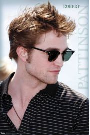 Robert Pattinson w Okularach - Zmierzch - plakat