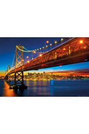 San Francisco Bay Bridge - plakat 91,5x61 cm
