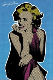 Marilyn Monroe Pop Art - plakat