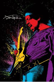 Jimi Hendrix Paint - plakat 61x91,5 cm