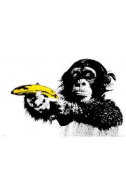 Steez Monkey - Mapa z Bananem - plakat