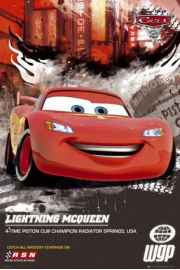 Auta 2 Cars 2 Zygzak McQueen - plakat