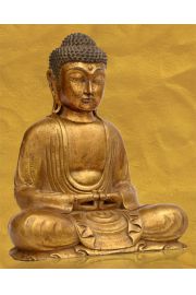 Golden Buddha - Zoty Budda - plakat 40x50 cm