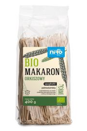 Niro Makaron orkiszowy razowy spaghetti 400 g Bio