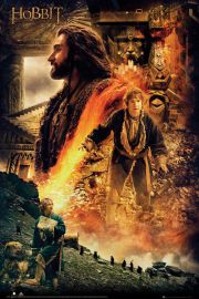 The Hobbit Pustkowie Smauga Ogie - plakat