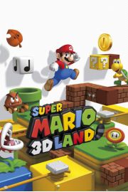 Nintendo Super Mario wiat 3D - plakat