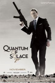 James Bond Quantum of Solace - portrait - plakat