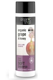 Organic Shop Organic Grape & Honey Gentle Care Shampoor pielgnujcy szampon do wosw 280 ml