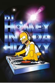 The Simpsons DJ Homey - plakat