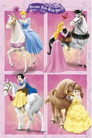 Disney Princess - Ksiniczki na Koniu - plakat
