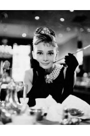 Audrey Hepburn niadanie u Tiffanego - plakat 40x50 cm