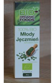 Bio Organic Foods 100% Mody jczmie Suplement diety 80 g Bio