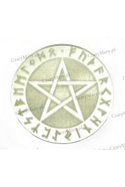 Pentagram runiczny na lustrze