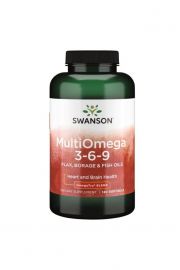 Swanson Multiomega 3-6-9 - suplement diety 120 kaps.