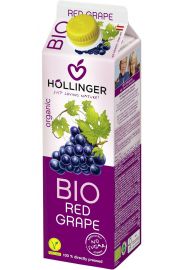 Hollinger Sok z czerwonych winogron 1 l Bio