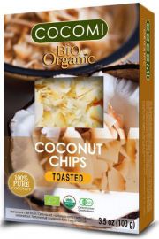Cocomi Chipsy kokosowe praone bezglutenowe 100 g Bio