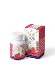 Tuptu Multiwitamina z magnezem o smaku truskawkowo-malinowym na koncentracj dla dzieci Suplement diety 60 kaps.