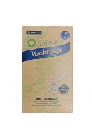 Vuokkoset, Wkadki Higieniczne Normal 100% Bio, 28szt.