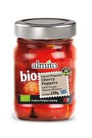 Papryczki Cherry Sodko - Pikantne Z Serem Bio 230 G - Almito