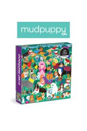Mudpuppy Puzzle rodzinne Psi dzien 500 el.