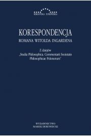 eBook Korespondencja Romana Witolda Ingardena. Z dziejw Studia Philosophica. Commentarii Societatis Philosophicae Polonorum pdf