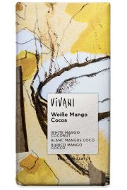 Vivani Czekolada biaa mango kokosowo-jogurtowa 80 g Bio
