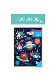 Puzzle-kartka z yczeniami 12 el. Kosmos Mudpuppy